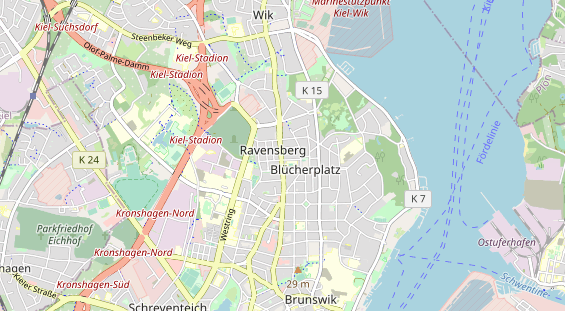 physical therapy on map