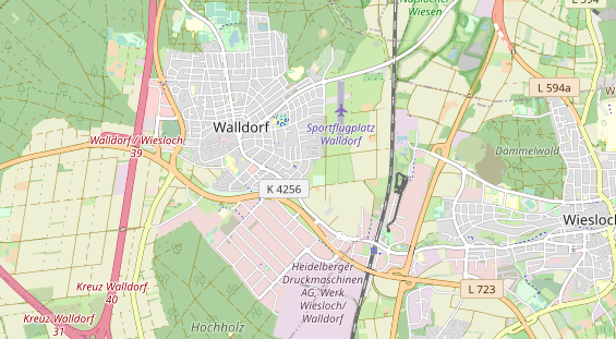 physical therapy on map