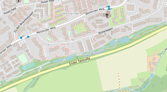 Physiotherapie auf Satellitenbild