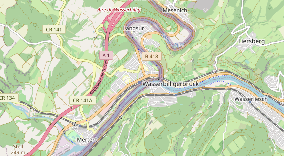 physical therapy on map