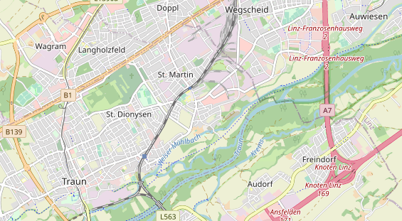 physical therapy on map