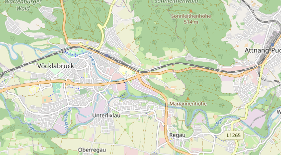 physical therapy on map