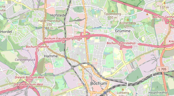 physical therapy on map