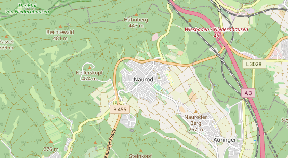 physical therapy on map