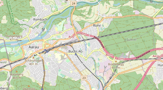 physical therapy on map