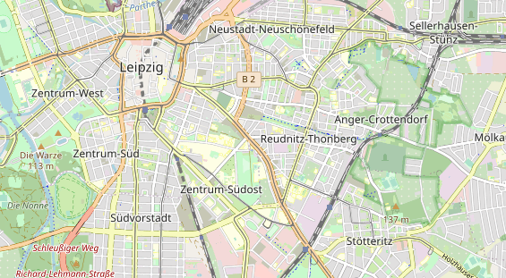 physical therapy on map