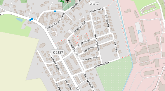 Physiotherapie auf Satellitenbild