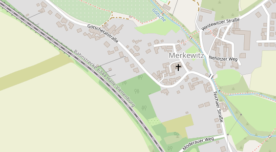 Physiotherapie auf Satellitenbild