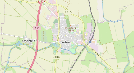 physical therapy on map