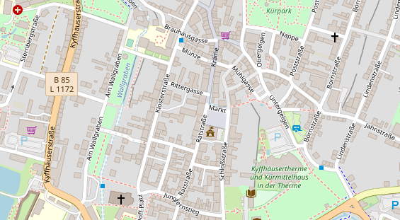 Physiotherapie auf Karte