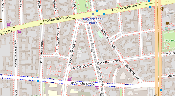 Physiotherapie auf Satellitenbild