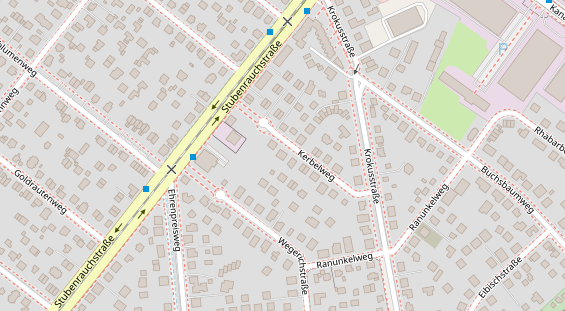 Physiotherapie auf Satellitenbild