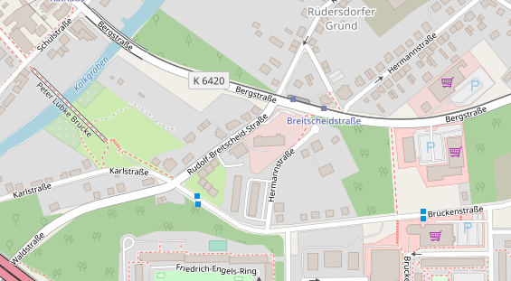 Physiotherapie auf Satellitenbild