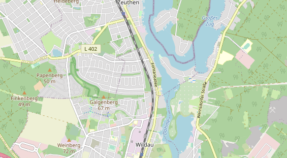 physical therapy on map