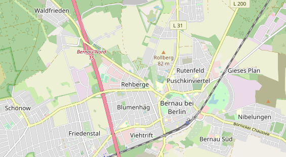 physical therapy on map