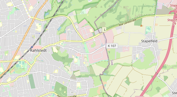 physical therapy on map