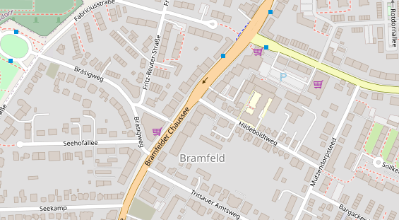 Physiotherapie auf Satellitenbild