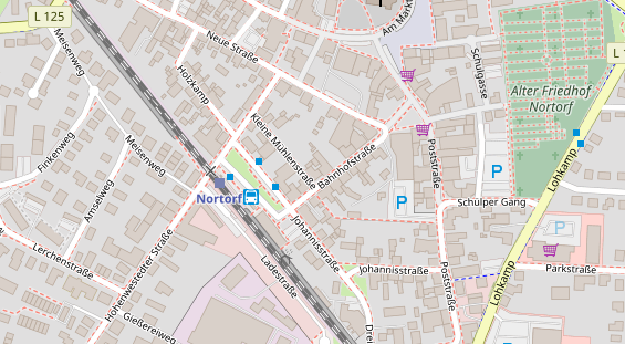 Physiotherapie auf Satellitenbild