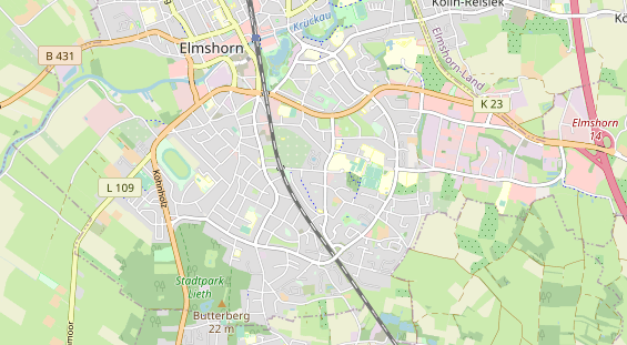 physical therapy on map