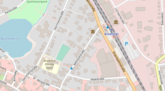 Physiotherapie auf Satellitenbild