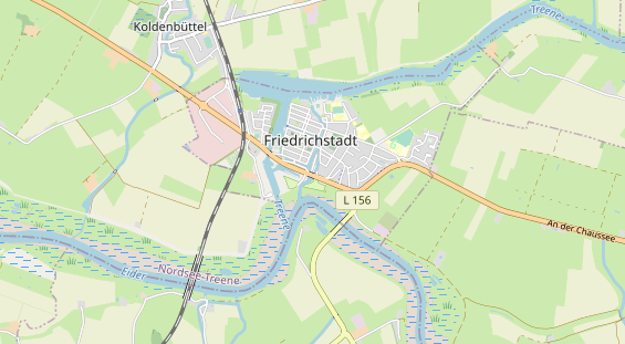 physical therapy on map