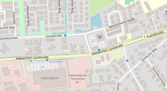 Physiotherapie auf Satellitenbild