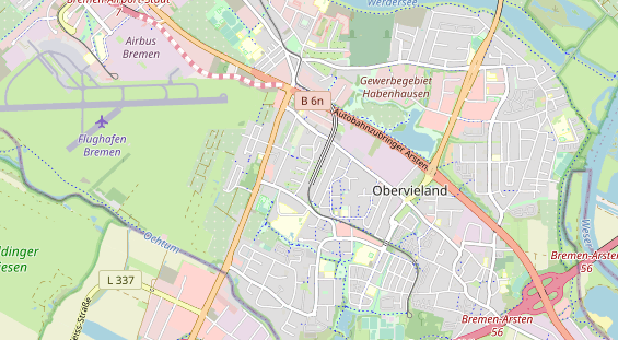 physical therapy on map