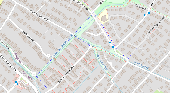 Physiotherapie auf Satellitenbild