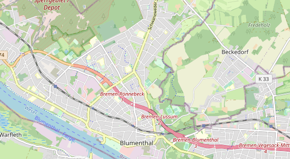 physical therapy on map