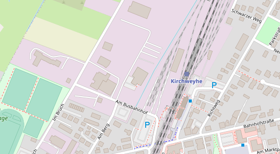 Physiotherapie auf Satellitenbild