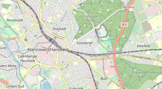 physical therapy on map