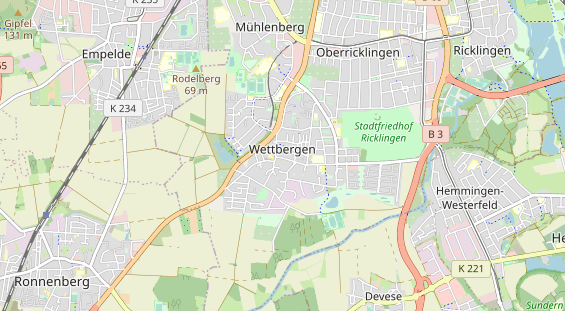 physical therapy on map