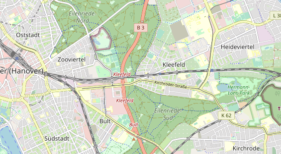 physical therapy on map