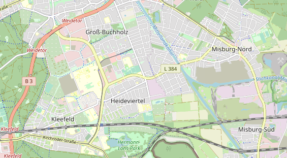 physical therapy on map