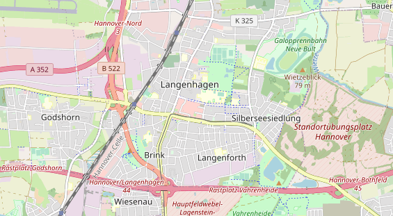 physical therapy on map