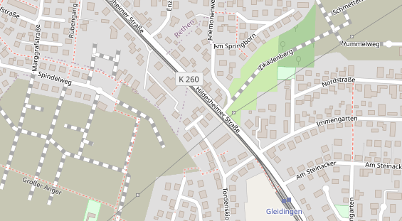 Physiotherapie auf Satellitenbild