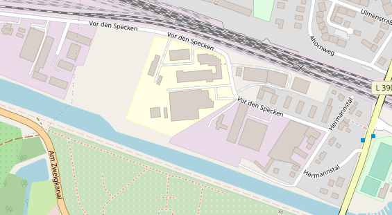 Physiotherapie auf Satellitenbild