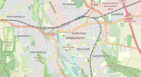 physical therapy on map