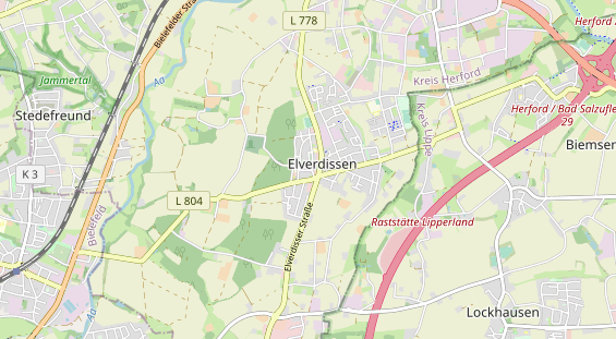 physical therapy on map