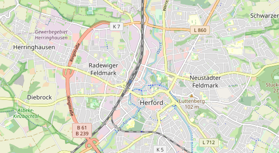 physical therapy on map