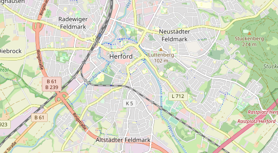 physical therapy on map