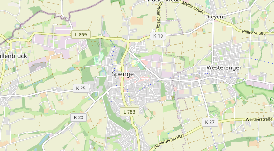 physical therapy on map