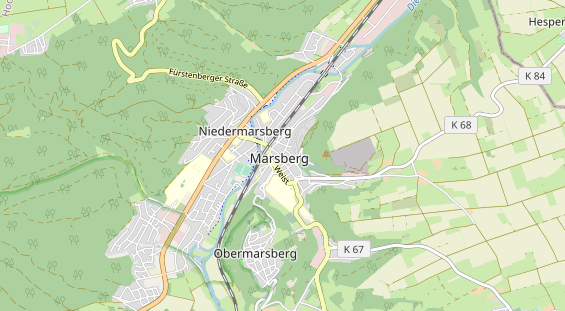 physical therapy on map