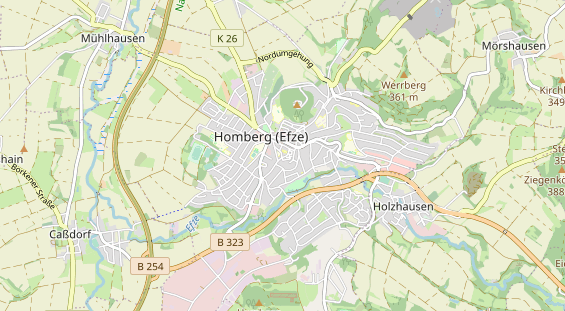 physical therapy on map