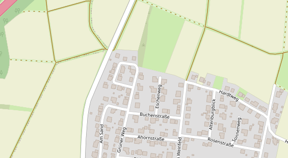 Physiotherapie auf Satellitenbild