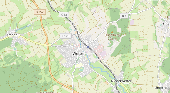 physical therapy on map