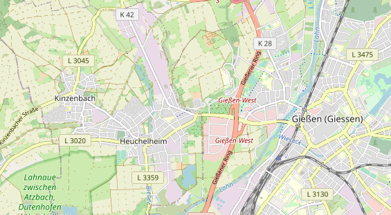 physical therapy on map