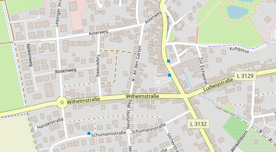 Physiotherapie auf Satellitenbild