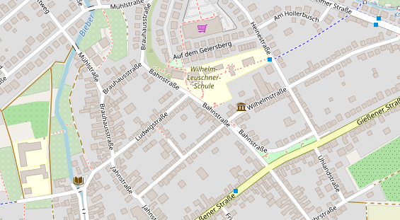 Physiotherapie auf Satellitenbild