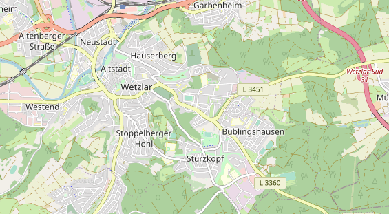 physical therapy on map